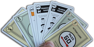 Monopoly Deal Photos: 7 Monopoly Deal Cards In Hand