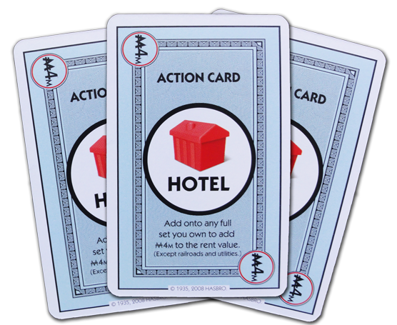 Monopoly Deal Photos: Hotel Action Card