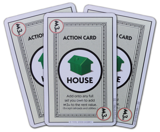 Monopoly Deal Photos: House Action Card
