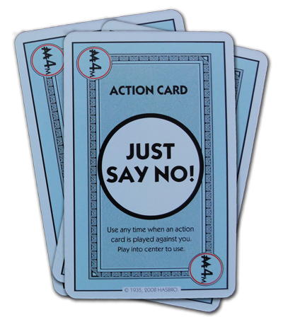 Monopoly Deal Photos: Just Say No Action Card